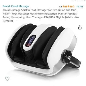 Cloud massage foot and leg massager